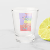 Liebe ist nie falscher Stolz Schnapsglas (Rückseite)