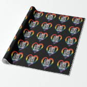 Liebe ist niemals falsch Pride Month LGBT Geschenkpapier (Ungerollt)