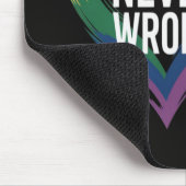 Liebe ist niemals falsch Pride Month LGBT Mousepad (Ecke)