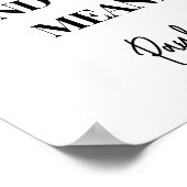 Liebe ist nur ein Wort, bis jemand kommt Poster (Ecke)