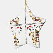 Liebe ist Nutella Keramik Ornament (Links)