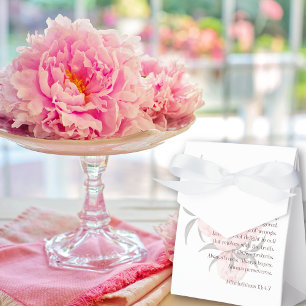 Liebe ist Patient 1 Korinther 13:4-7 Peony Geschenktütchen