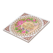 Liebe ist Patient Christliche Kreuz-Fliese Fliese (Seite)