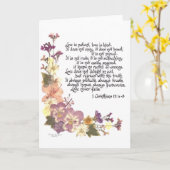 Liebe ist Patient Karte (Gelbe Blume)