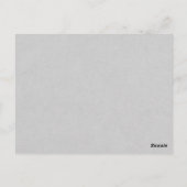 Liebe ist patient Kind-nie Versagt~Scripture~Weddi Postkarte (Rückseite)