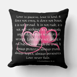 Liebe ist Patient Kissen