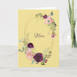 Liebe ist Patient Lila Rose Muttertagskarte Karte