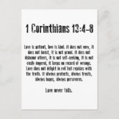 Liebe ist Patient Postkarte (Vorderseite)