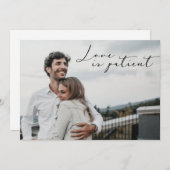 Liebe ist Patient Rette das NEUE Datum Hochzeit Po (Vorne/Hinten)