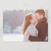 Liebe ist Patient verzögert Multi-Foto QR CODE Save The Date (Rückseite)