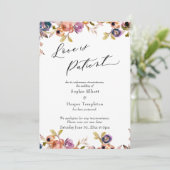 Liebe ist Patientenfloralkarte Einladung (Stehend Vorderseite)