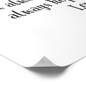 Liebe ist Patientenherz Poster (Ecke)