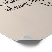 Liebe ist Patientenherz Poster (Ecke)