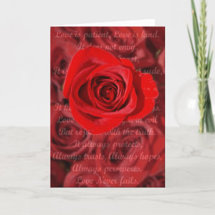 Liebe ist Patientenkarte Feiertagskarte