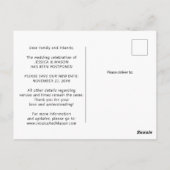 Liebe ist Patientenkollektion, die auf der Postkar Postkarte (Rückseite)