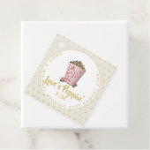 Liebe ist Poppin - Hochzeit Brautparty Vielen Dank Geschenkanhänger (Beispiel)