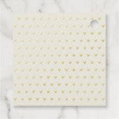 Liebe ist Poppin - Hochzeit Brautparty Vielen Dank Geschenkanhänger (Rückseite)