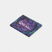 Liebe ist… post-it klebezettel (angewinkelt)