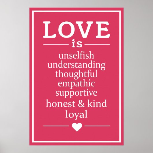 Liebe ist ... Poster (Vorne)