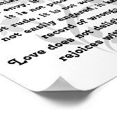 Liebe ist... Poster (Ecke)