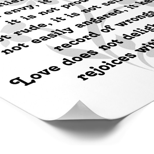 Liebe ist... Poster (Ecke)