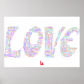 Liebe ist Poster (Vorne)
