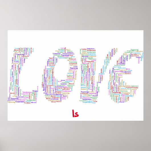 Liebe ist Poster (Vorne)