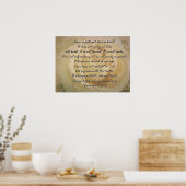 Liebe ist......... poster (Küche)