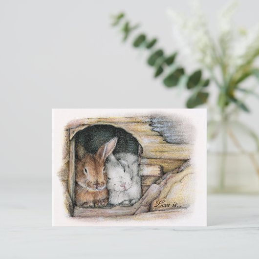 Liebe ist... postkarte (Stehend Vorderseite)