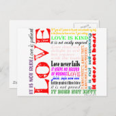 Liebe ist... postkarte (Vorne/Hinten)