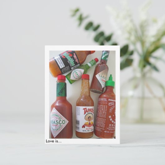 Liebe ist… postkarte (Stehend Vorderseite)