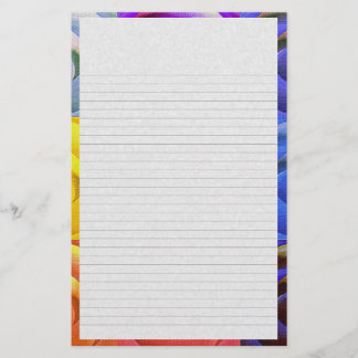 Liebe ist Regenbogen Briefpapier