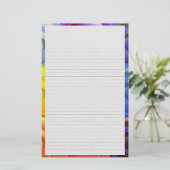 Liebe ist Regenbogen Briefpapier (Stehend Vorderseite)