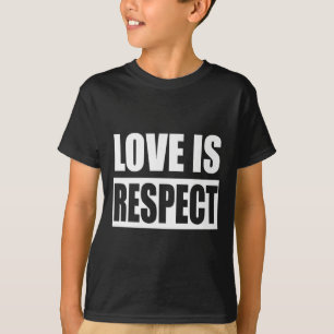 Liebe ist Respekt, orangefarbene Tagesannahme Anti T-Shirt