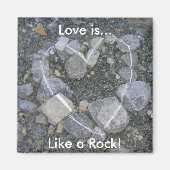 Liebe ist Rock Solid Magnet (Vorne)