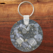 Liebe ist Rock Solid Schlüsselanhänger (Vorderseite)