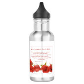 Liebe ist Rote Rose von Patienten Edelstahlflasche (Links)