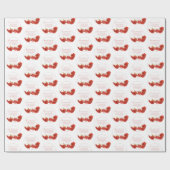 Liebe ist Rote Rose von Patienten Geschenkpapier (Flach)