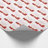 Liebe ist Rote Rose von Patienten Geschenkpapier (Ecke)