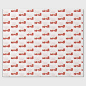 Liebe ist Rote Rose von Patienten Geschenkpapier (Flach)