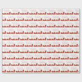 Liebe ist Rote Rose von Patienten Geschenkpapier (Flach)