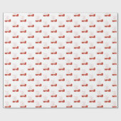 Liebe ist Rote Rose von Patienten Geschenkpapier (Flach)