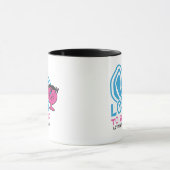 Liebe ist schlecht | Deformiertes Herz Tasse (Zentrum)