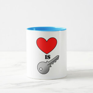 LIEBE IST SCHLÜSSELTasse Tasse