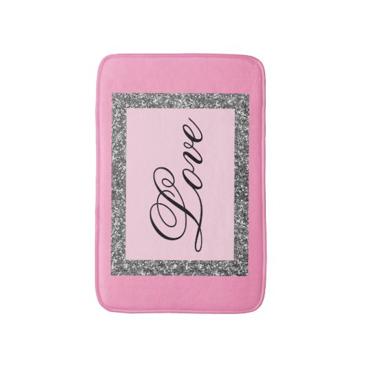 Liebe ist schön badematte (Vorderseite Vertikal)