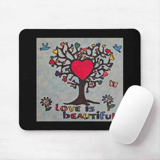Liebe ist schön mousepad (Mit Mouse)