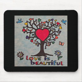 Liebe ist schön mousepad