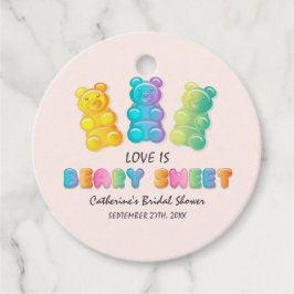 Liebe ist sehr süße Candyland-Brautparty Geschenkanhänger