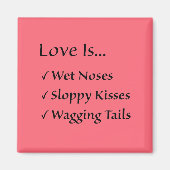 Liebe ist Square Magnet (Vorne)