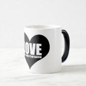Liebe ist stärker als Rassismus-Tasse Verwandlungstasse (VorderseiteRechts)